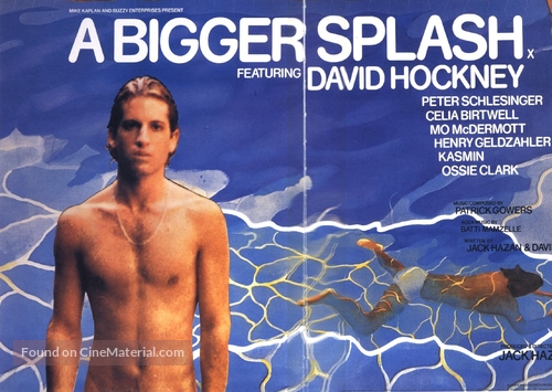 A Bigger Splash - British Movie Poster
