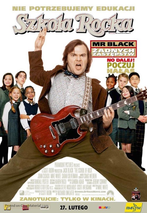 The School of Rock - Polish Movie Poster