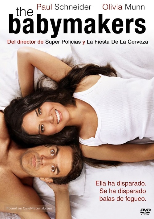 The Babymakers - Mexican DVD movie cover