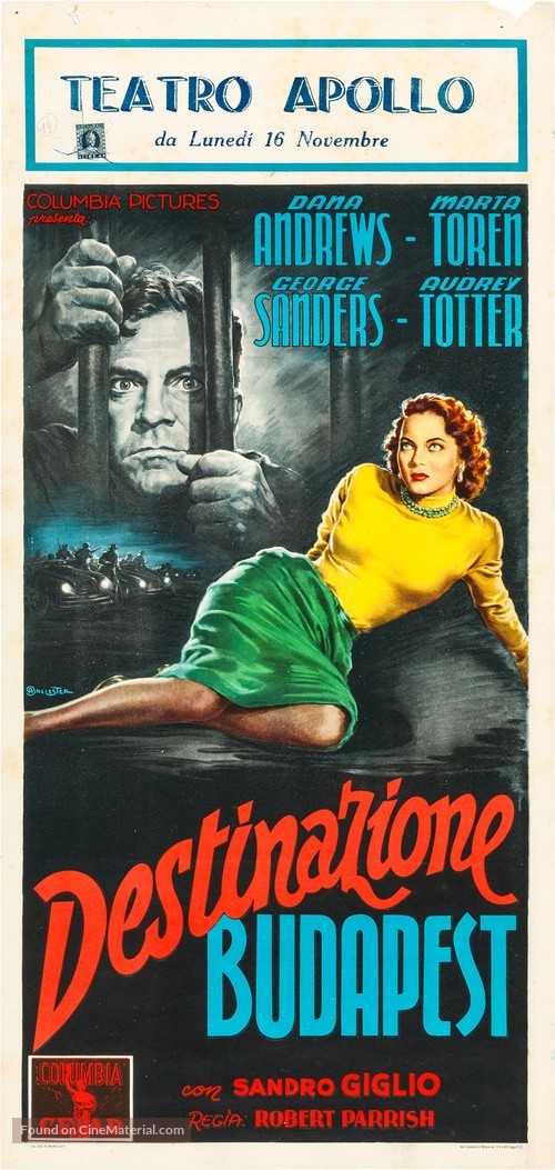 Assignment: Paris - Italian Movie Poster