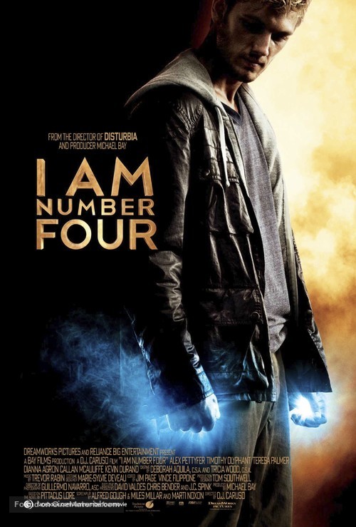 I Am Number Four - British Movie Poster