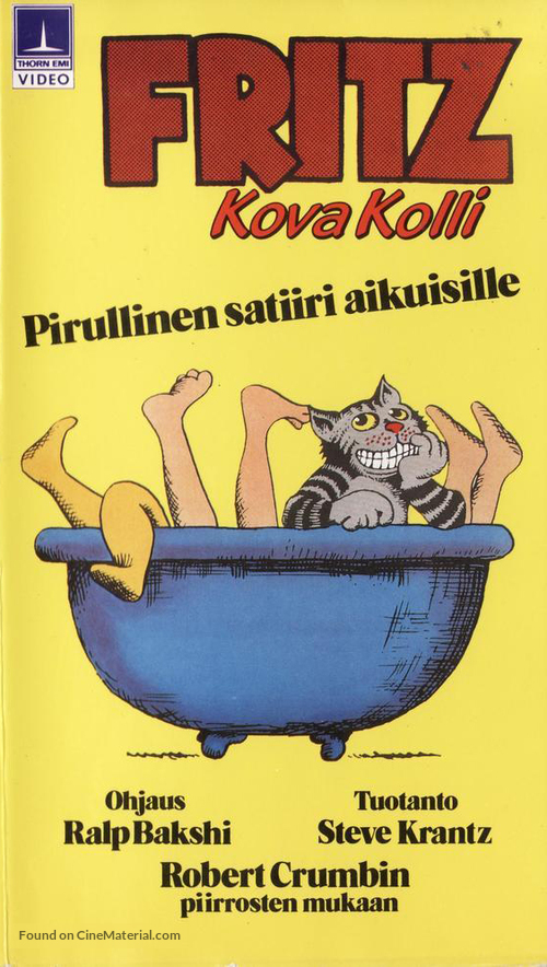 Fritz the Cat - Finnish VHS movie cover