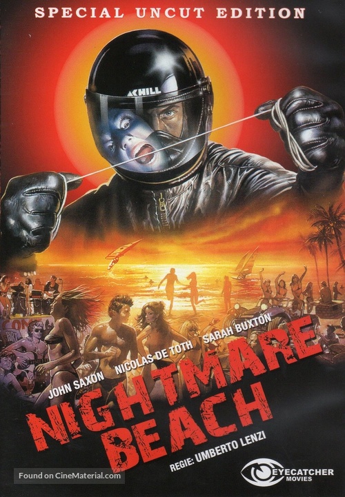 Nightmare Beach - German DVD movie cover