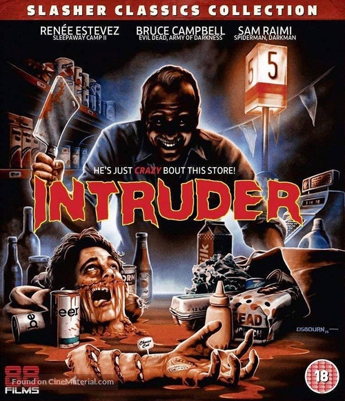 Intruder - British Blu-Ray movie cover