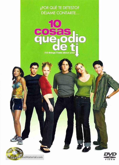 10 Things I Hate About You - Spanish DVD movie cover