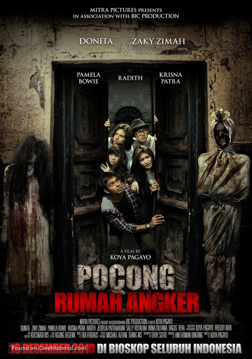 Pocong rumah angker - Indonesian Movie Poster