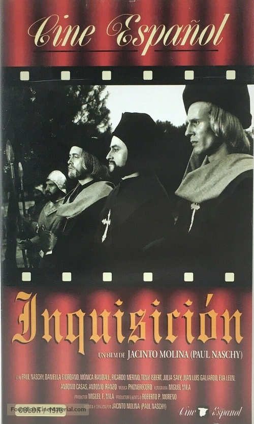 Inquisici&oacute;n - Spanish VHS movie cover