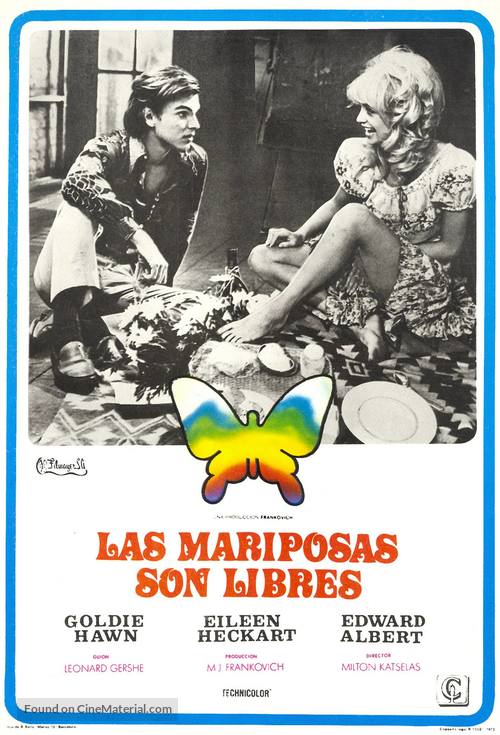 Butterflies Are Free - Spanish Movie Poster