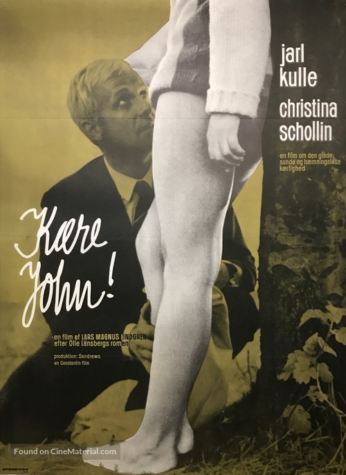 K&auml;re John - Danish Movie Poster