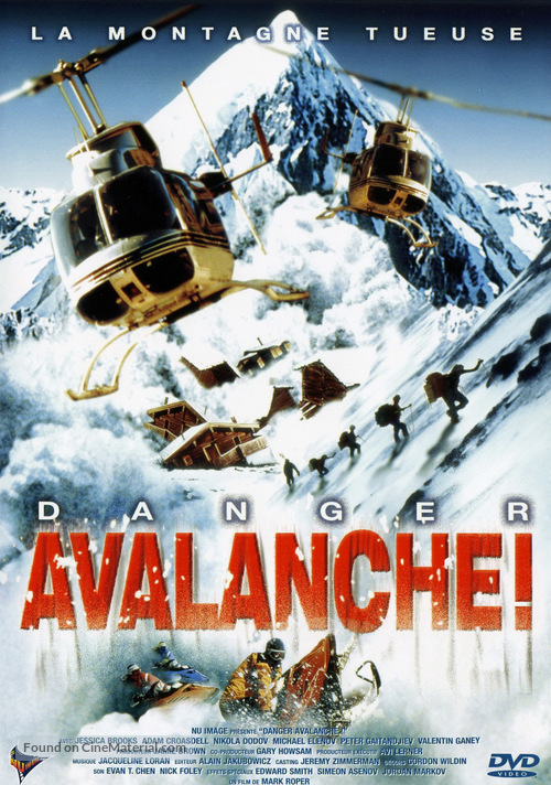 Avalanche - French DVD movie cover