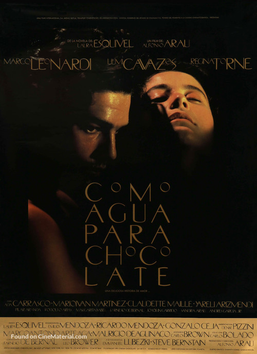 Como agua para chocolate - Mexican Movie Poster