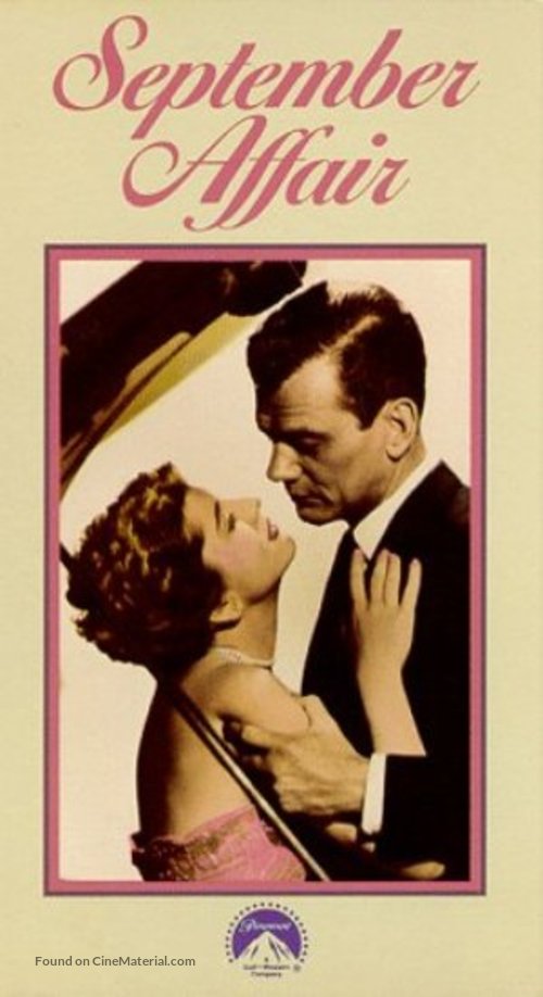 September Affair - VHS movie cover