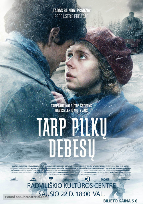 Ashes in the Snow - Lithuanian Movie Poster