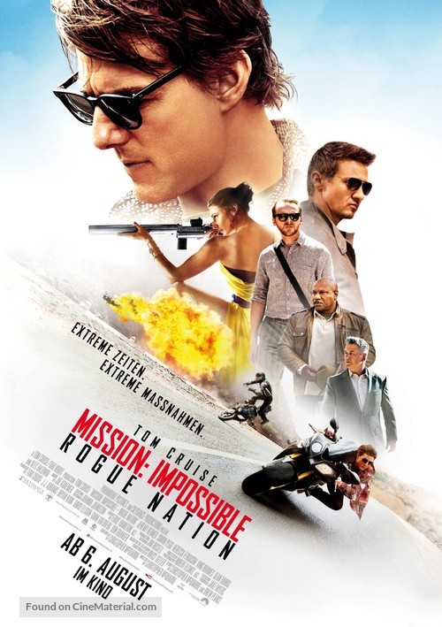 Mission: Impossible - Rogue Nation - Austrian Movie Poster