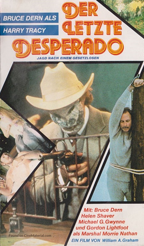 Harry Tracy, Desperado - German VHS movie cover