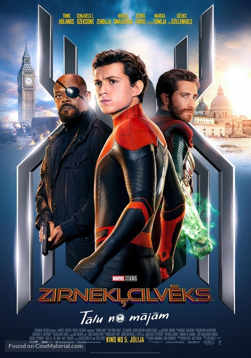 Spider-Man: Far From Home - Latvian Movie Poster