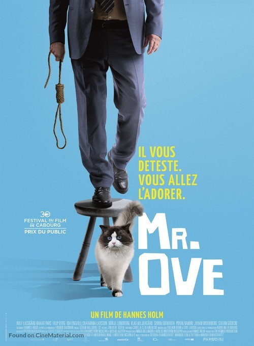 En man som heter Ove - French Movie Poster