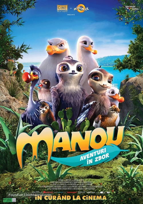 Manou the Swift - Romanian Movie Poster