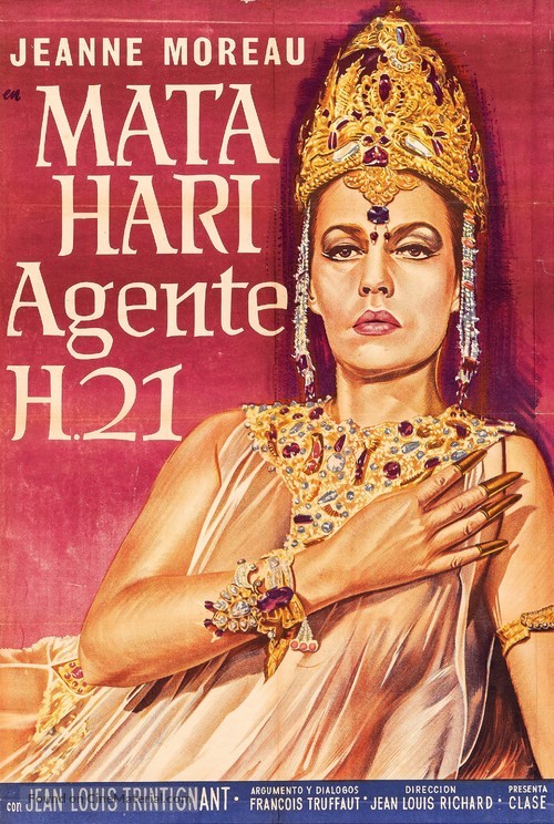 Mata Hari, agent H21 - Argentinian Movie Poster
