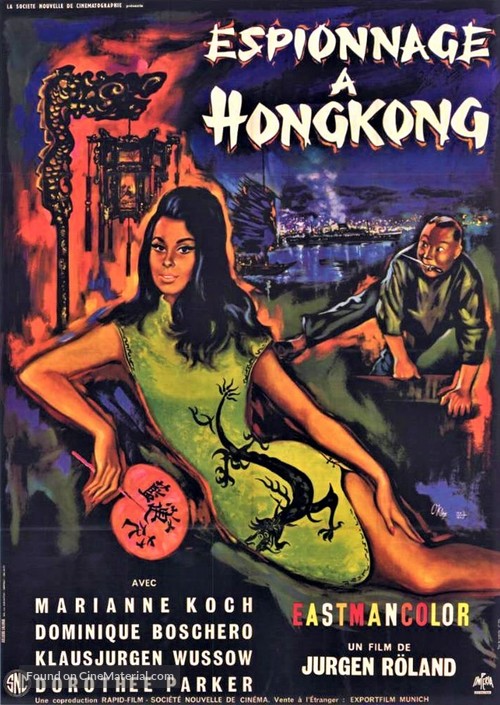 Hei&szlig;er Hafen Hongkong - French Movie Poster