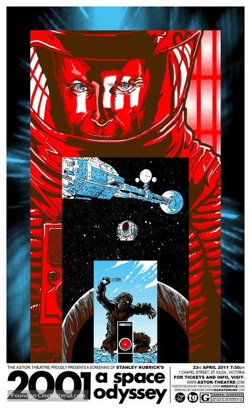 2001: A Space Odyssey - Australian Homage movie poster