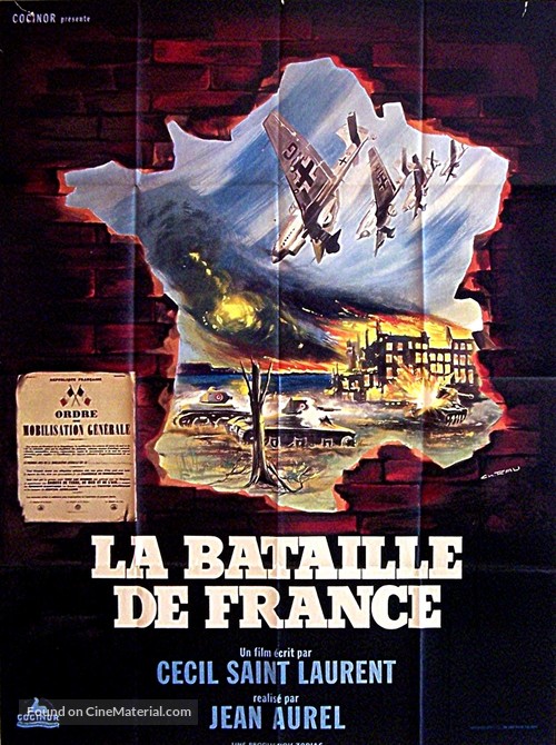 La bataille de France - French Movie Poster