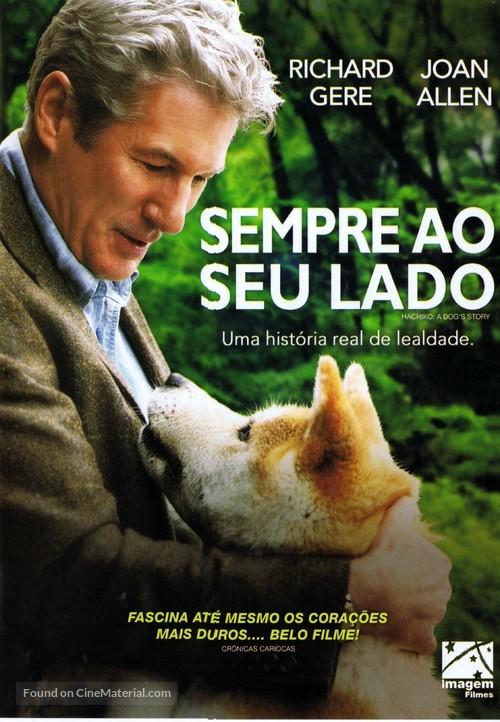 Hachi: A Dog&#039;s Tale - Brazilian Movie Cover