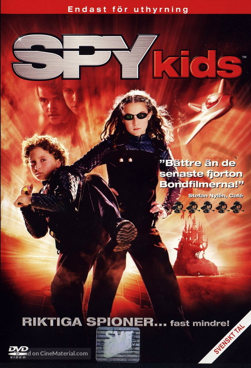 Spy Kids - Swedish DVD movie cover