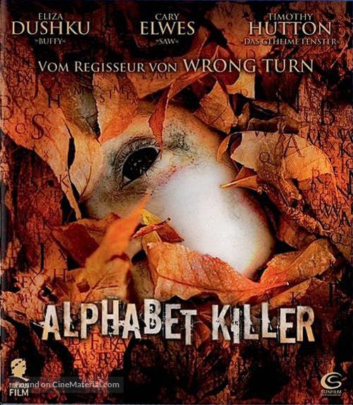 The Alphabet Killer - German Movie Cover