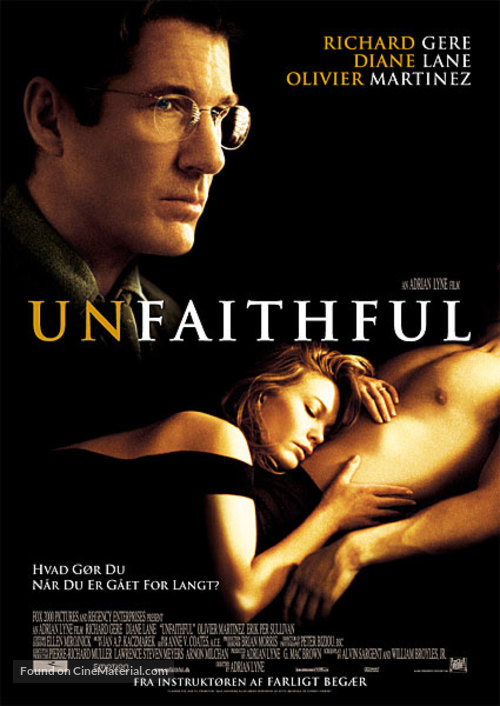 Unfaithful - Danish Movie Poster