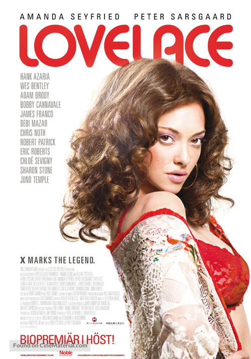 Lovelace - Swedish Movie Poster