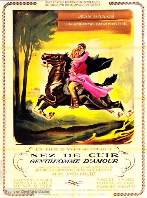Nez de cuir - French Movie Poster