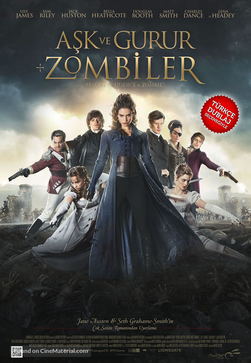 Pride and Prejudice and Zombies - Turkish Movie Poster