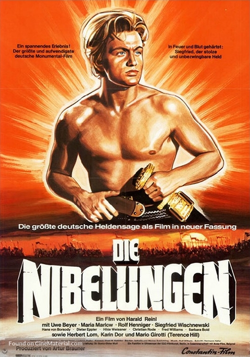 Die Nibelungen, Teil 1: Siegfried - German Movie Poster