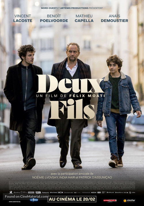 Deux fils - Belgian Movie Poster
