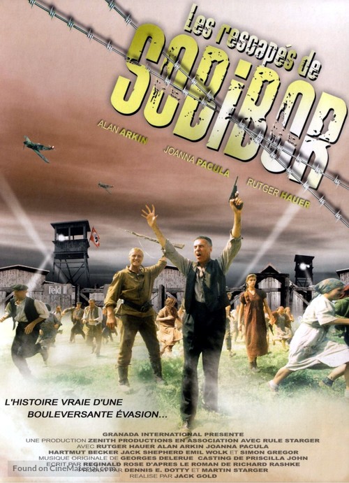 Escape From Sobibor - French DVD movie cover