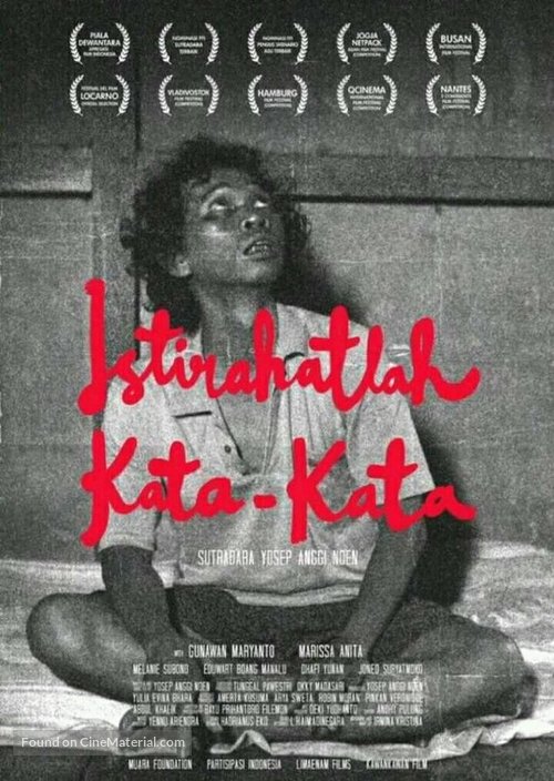 Istirahatlah kata-kata - Indonesian Movie Poster