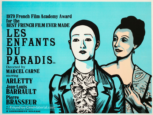 Les enfants du paradis - British Movie Poster