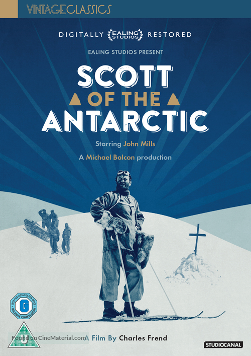 Scott of the Antarctic - British DVD movie cover