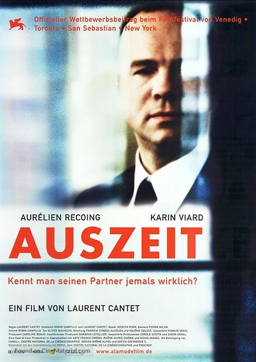 Emploi du temps, L&#039; - German Movie Poster