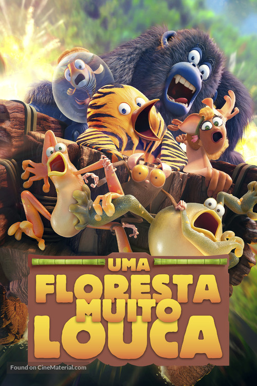 Les As de la Jungle - Brazilian Movie Cover