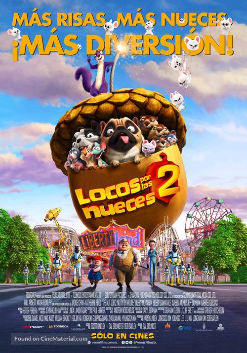 The Nut Job 2 - Ecuadorian Movie Poster