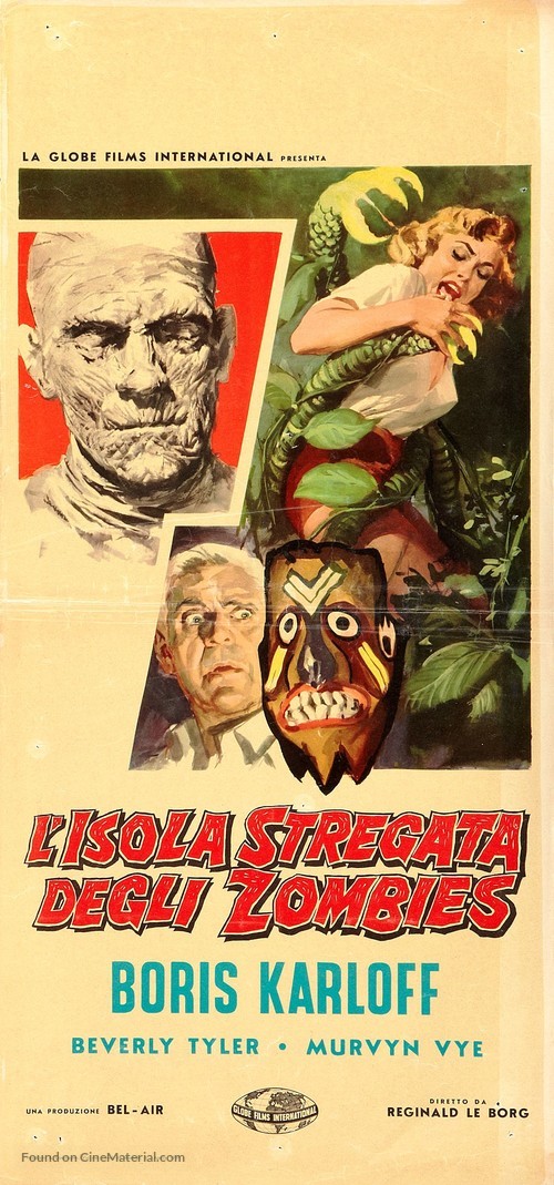 Voodoo Island - Italian Movie Poster
