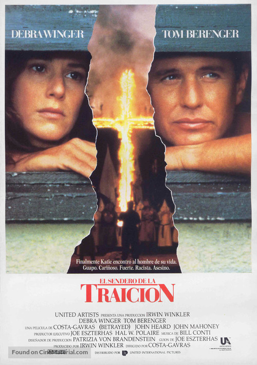 Betrayed - Spanish Movie Poster