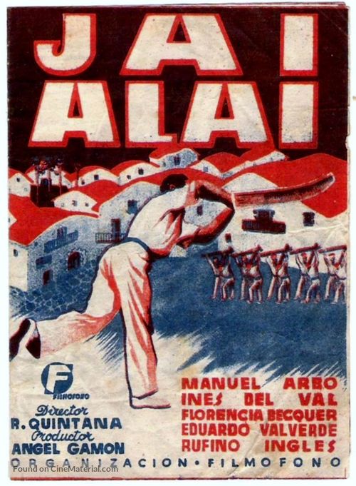 Jai-Alai - Spanish Movie Poster