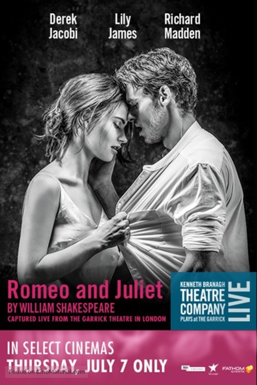 Branagh Theatre Live: Romeo and Juliet - British Movie Poster