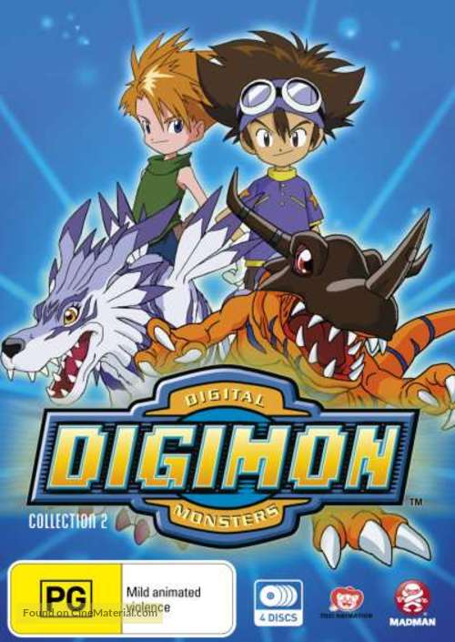 &quot;Digimon: Digital Monsters&quot; - Australian DVD movie cover