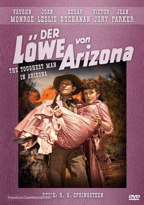 Toughest Man in Arizona - German DVD movie cover