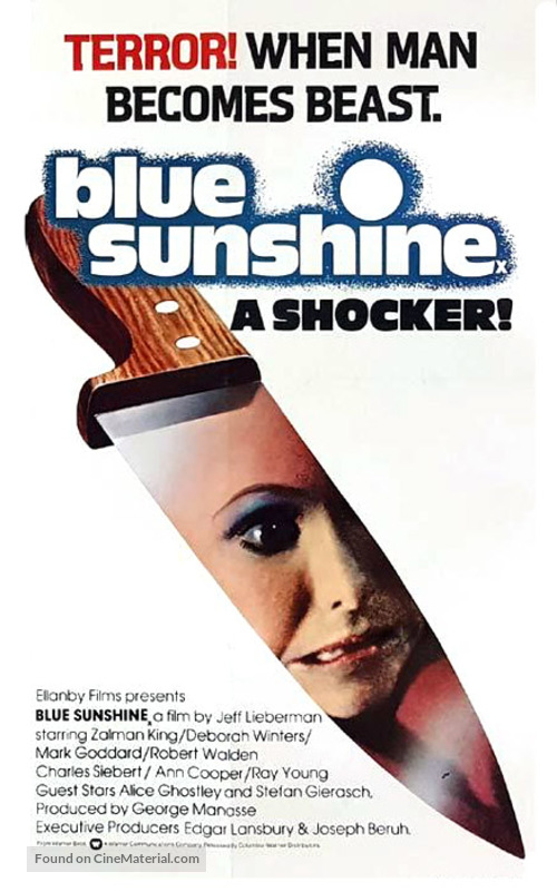 Blue Sunshine - British Movie Poster