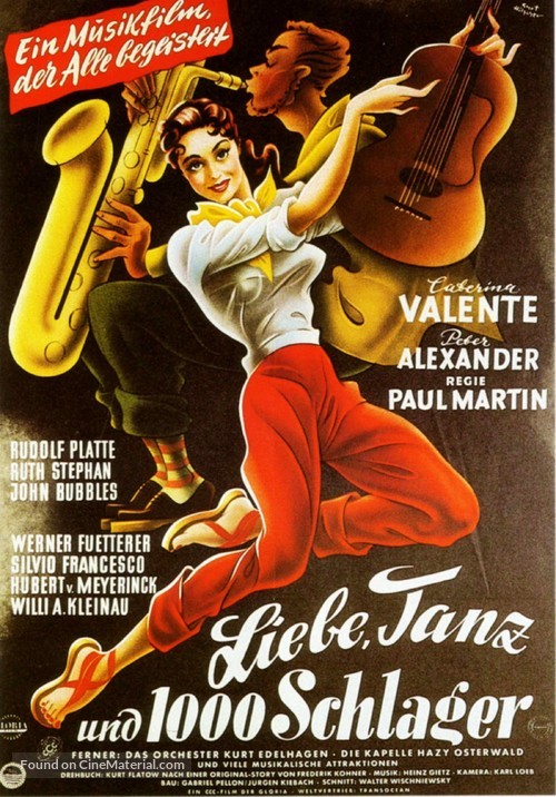 Liebe, Tanz und 1000 Schlager - German Movie Poster